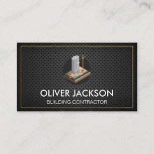 Building Construction   Property Developer Business Card