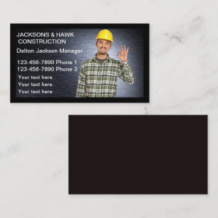 Building Construction Service Business Card
