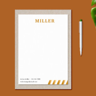 Building Contractor White Professional Office Letterhead