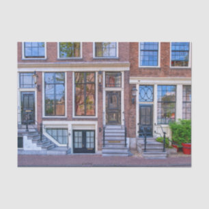 Building in Amsterdam, Netherlands Tissue Paper