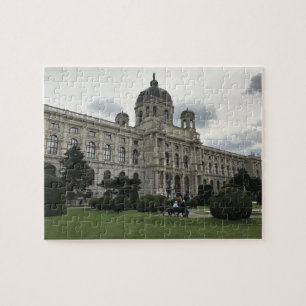 Building in the Museum Quarter in Vienna Jigsaw Puzzle