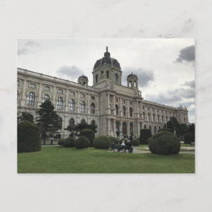 Building in the Museum Quarter in Vienna Postcard