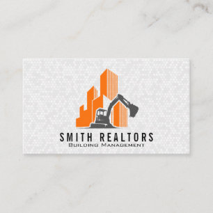 Building Management   Real Estate   Construction Business Card