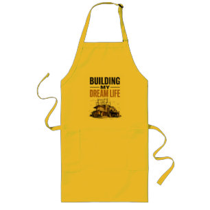 Building My Dream Life – Progress Over Perfection Long Apron