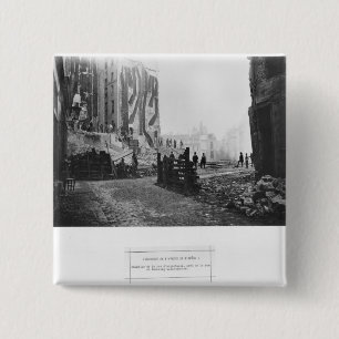 Building of Avenue de l'Opera 2 Inch Square Button