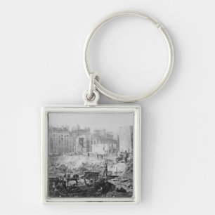 Building of Avenue de l'Opera Keychain