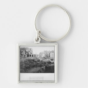 Building of Avenue de l'Opera Keychain