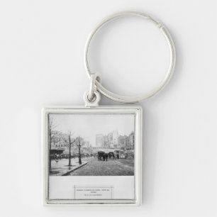 Building of Avenue de l'Opera Keychain