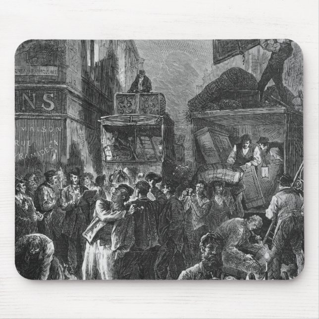 Building of Avenue de l'Opera Mouse Pad (Front)