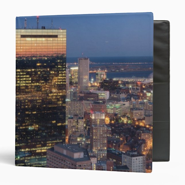 Building of Boston with light trails on road Binder (Front/Inside)