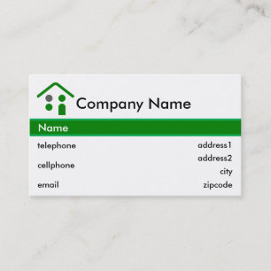 Building or Roofing Business Card Design