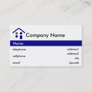 Building or Roofing Business Card Design