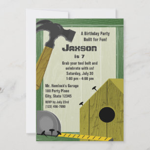 Building Party Invitation