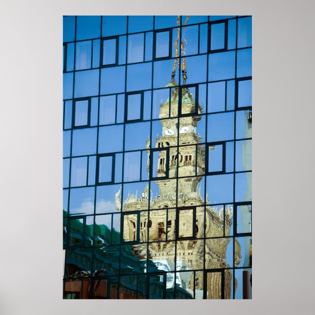 Building reflections poster (Front)