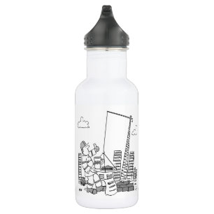 Building Site Overhead Crane Operator 532 Ml Water Bottle