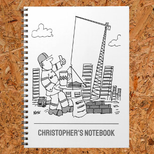 Building Site Overhead Crane Operator Notebook