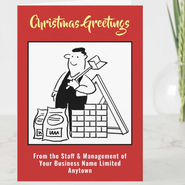 Building Supplies or House Builder Christmas Card (Creator Uploaded)