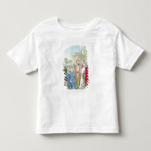 Building the City and the Tower of Babel, from a b Toddler T-shirt