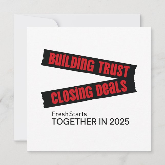 Building Trust, Closing Deals  (Front)