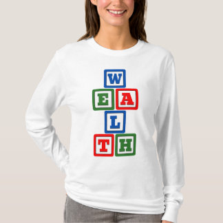 Building Wealth Block by Block Financial Freedom 2 T-Shirt
