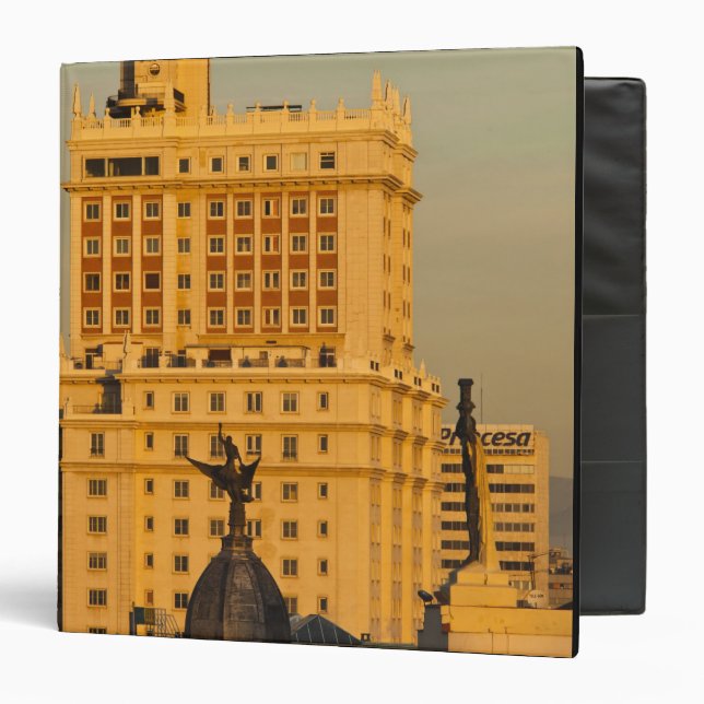Buildings along Gran Via and Edificio Espana Binder (Front/Inside)