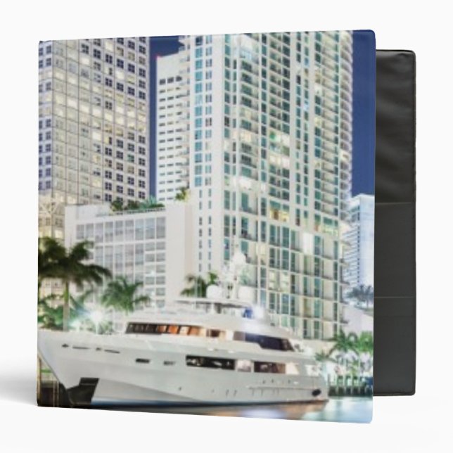 Buildings along the Miami River Riverwalk Binder (Front/Inside)