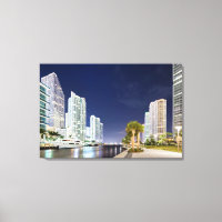 Buildings along the Miami River Riverwalk