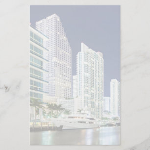 Buildings along the Miami River Riverwalk Stationery