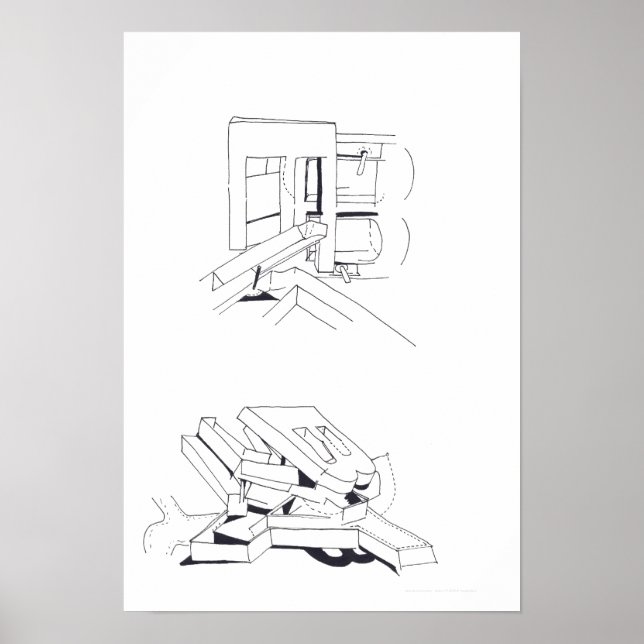 Building's Games with Letters Drawing 8 Poster (Front)