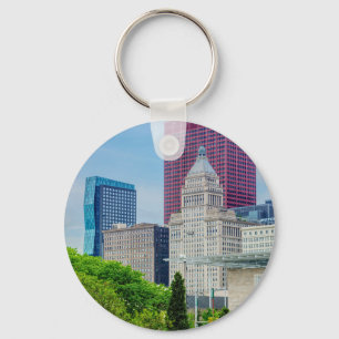 Buildings In Chicago Keychain