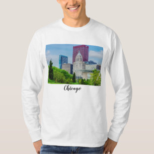 Buildings In Chicago Long Sleeve T-Shirt