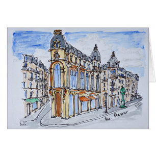 Buildings on Rue Reaumur, Paris, France