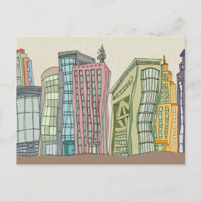 Buildings Postcard (Front)