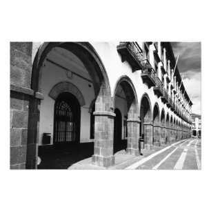 Buildings with arches photo print