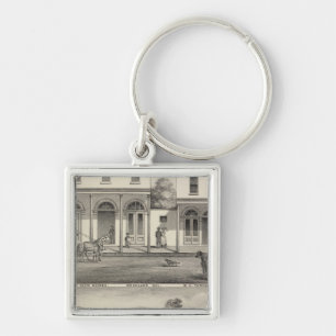 Buildings Woodland, Yolo Keychain