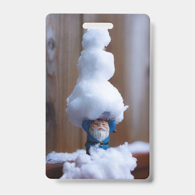 Built a Snowman V Badge (Front)