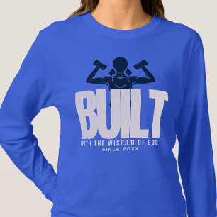 Built - Bible Jesus Christ Prayer Graphic T-Shirt