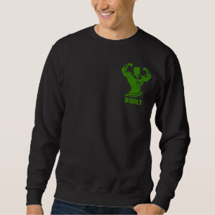 Built Bodybuilding Design – Minimalist Gym Sweatshirt