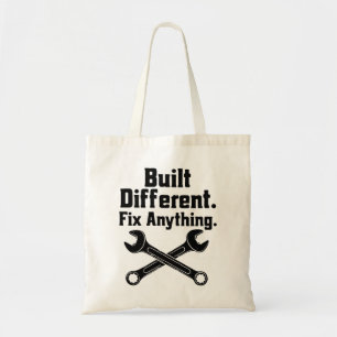 Built Different Fix Anything Mechanic Wrench Tote Bag