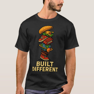Built Different Stacked Illustration T-Shirt