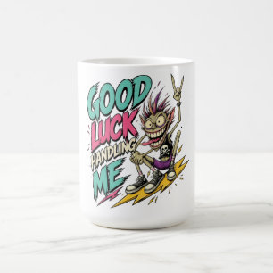 Built for Absurdity – Weird Funny Monster Cartoon Coffee Mug
