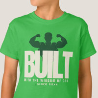Built - Gratitude Pray Jesus Green Graphic