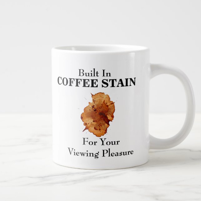BUILT IN COFFEE STAIN LARGE COFFEE MUG (Right)