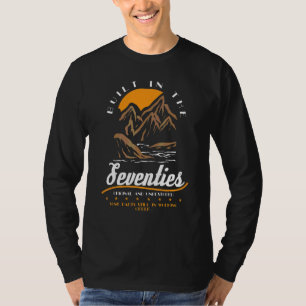Built In Seventies Vintage Mountain 52 Years Old B T-Shirt