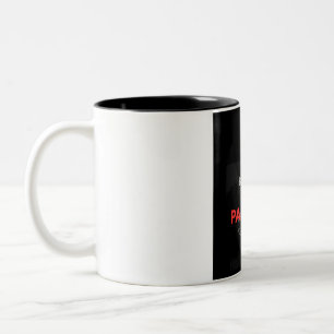 Built In The Pain Zone Powerlifting Gym Motivation Two-Tone Coffee Mug