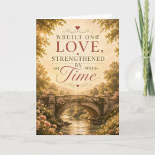 Built On Love Anniversary Card