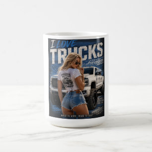 Built to Work Made to Last – I Love Trucks Design Coffee Mug