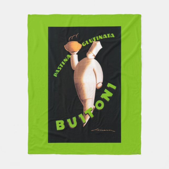 Buitoni Pasta Promotional Poster Fleece Blanket (Front)