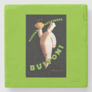 Buitoni Pasta Promotional Poster Stone Coaster
