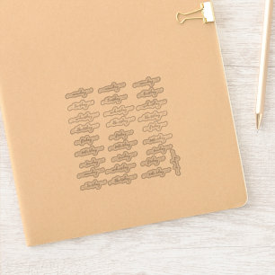 BuJo day stickers small - 4 weeks - transparent